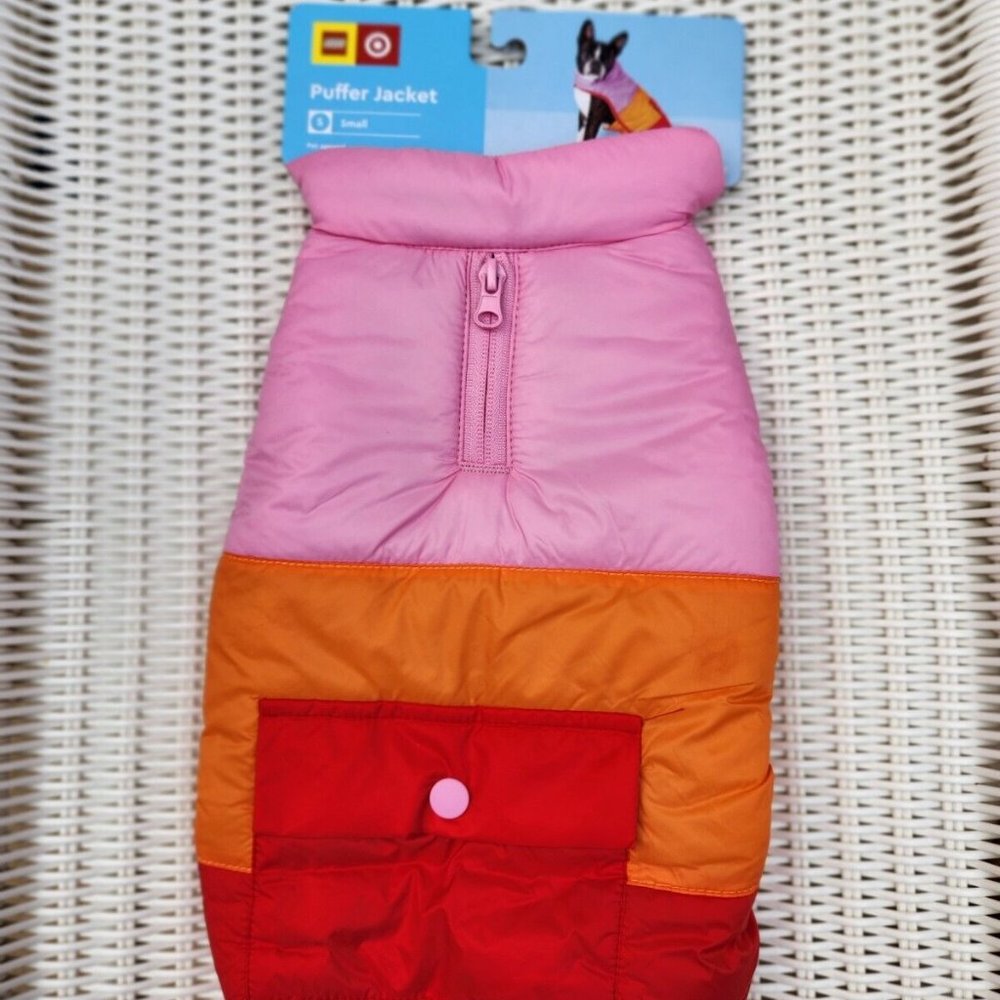 LEGO dog puffer jacket size LARGE new with tags!